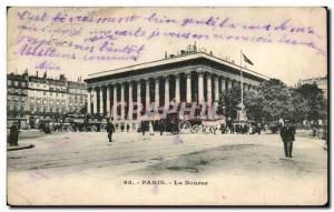 Old Postcard Paris Bourse