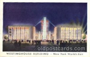 Westinghouse Bldg. New York Worlds Fair 1939 Exhibition Unused crease left to...