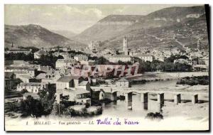 Old Postcard Millau Vue Generale