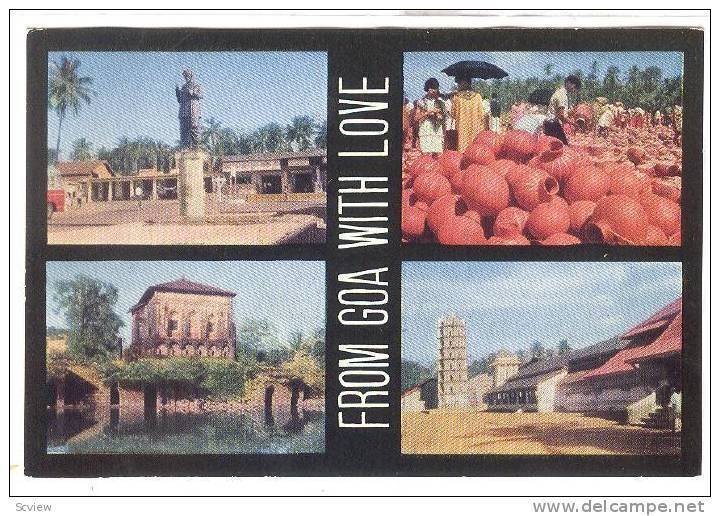 Scenic Greetings from Goa with love,Goa, Indiana,40-60s