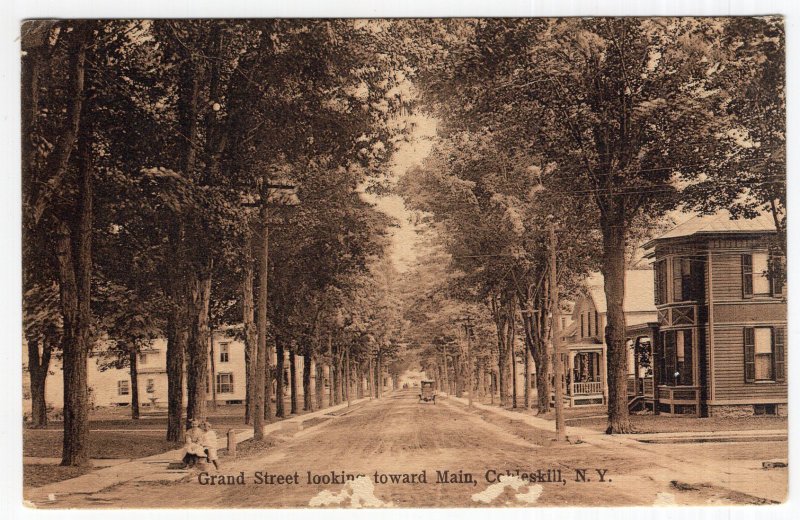 Cobleskill, N.Y., Grand Street looking toward Main