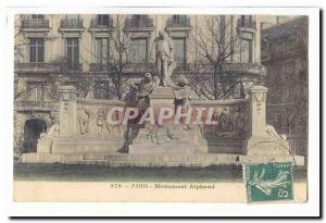 Paris (16th) Old Postcard Monument Alphand