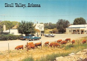 Skull Valley, AZ Arizona  STORE & GAS STATION Yavapai Co ROADSIDE  4X6 Postcard 