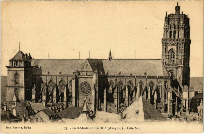 CPA Cathédrale de RODEZ - Cote Sud (109719)