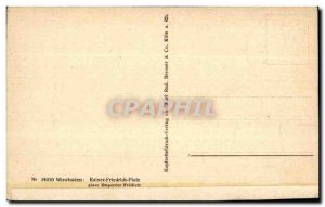 Old Postcard Wiesbaden Kaiser Friedrich Platz