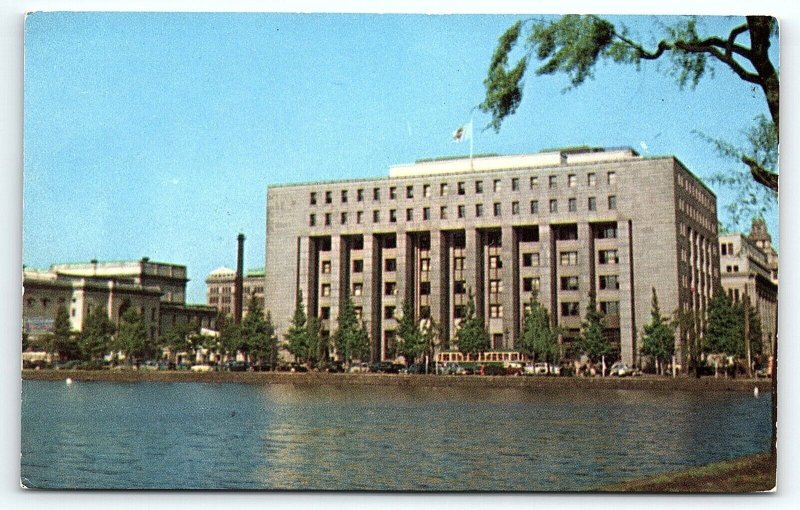 1950s TOKYO JAPAN DAI ICHI BUILDING GEN MACARTHUR'S HEADQUARTERS POSTCARD P1521