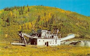 DAWSON CITY, Yukon, Canada     GOLD DREDGE   Gold Mining Equipment     Postcard