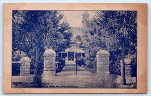 SAN JOSE, CA California ~ Entrance Famous WINCHESTER HOUSE c1910s Postcard