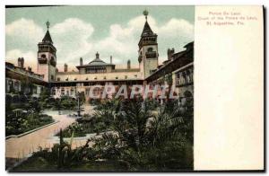 Old Postcard Ponce De Leon Court Of The Ponce De Leon St. Augustine Fla