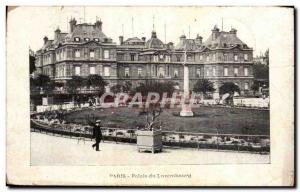 Paris Old Postcard Luxembourg Palace