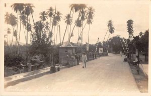 Puerto Cabella Venezuela Entrance Gate Toll Booth Real Photo Postcard JJ649638