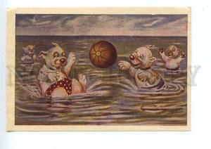 126388 Dressed BONZO Dog Water polo Vintage RARE Russian PC