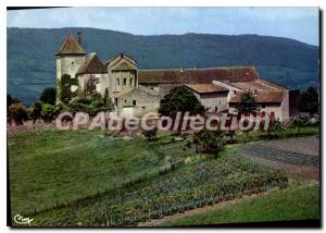 Postcard Modern Surroundings of Cluny Berz City S and L Le Chateau des Moines...