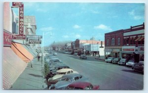 Roswell NM Downtown Postcard New Mexico 1950s