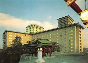 Tokyo, Japan   TOKYO HILTON HOTEL  Small Pagoda   4X6 Oversize Postcard