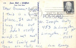 WELLFLEET, Massachusetts MA   TOWN HALL  Cape Cod~Barnstable County  Postcard