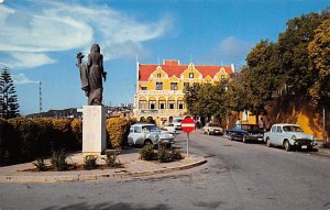 Curacao Building Houses Bermuda Postcard