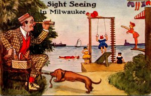 Wisconsin Milwaukee Humour Sight Seeing 1913