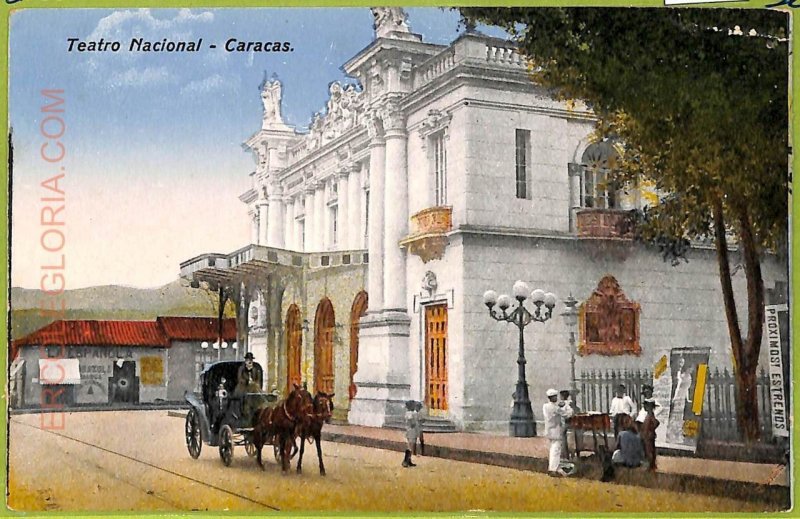 af2943 - VENEZUELA - VINTAGE POSTCARD - Caracas - Teatro Nacional