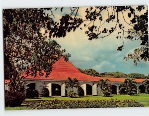 Postcard Great Hall, St. George Botanical Gardens, U. S. Virgin Islands