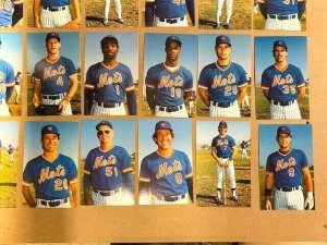 40 Postcards - 1984 New York METS Foster, Beane,Hernandez, Gooden, Strawberry