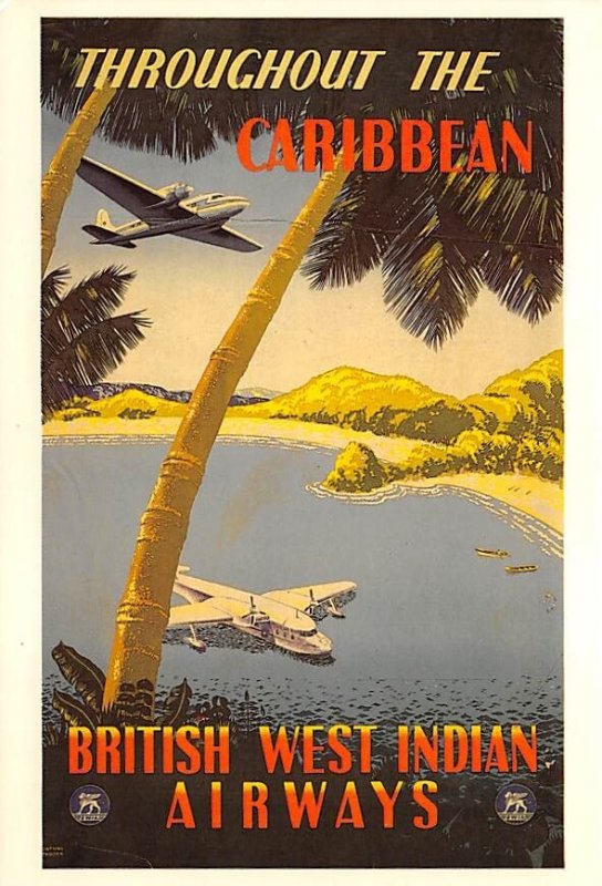 Throughout The Caribbean, British West Indian Airways 