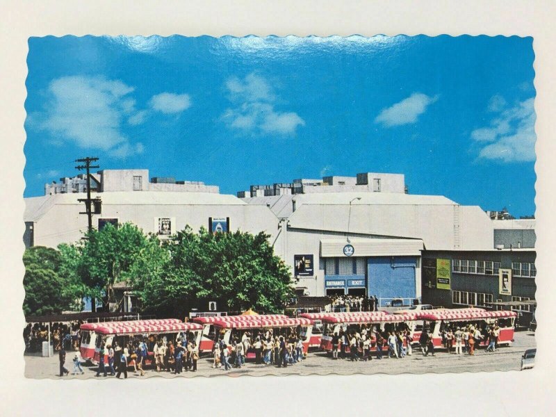 Glamortram Universal Studios Postcard Six Million Dollar Man Bionic Woman