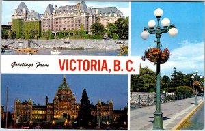 Postcard BUILDING SCENE Victoria British Columbia BC AK9807