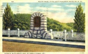 Major Samuel McColloch's Monument - Wheeling, West Virginia WV  