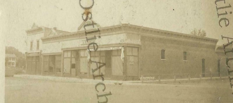 Washburn ILLINOIS RPPC 1907 MARTINI GENERAL STORE nr Peoria Minonk Wenona Lacon