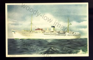 f2500 - Swedish-Lloyd Ferry - Suecia - Britannia - postcard