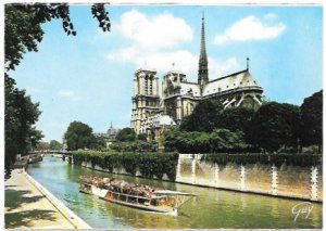 Paris. Cathedral - Notre-Dame.  Nice.  Unused.