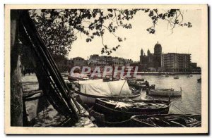 Saint Raphael Old Postcard port Fishing Boats