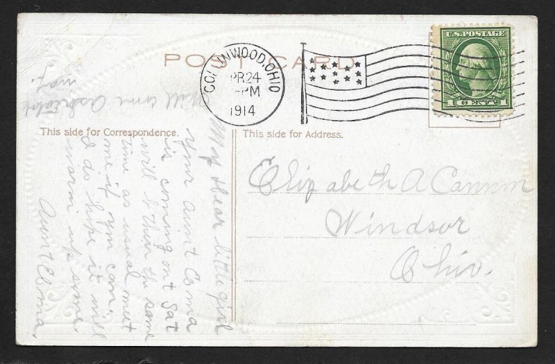 Black People Dancing 'Way Down South...' Used c1914