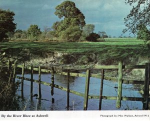 River Phee Ashwell Hertfordshire Postcard