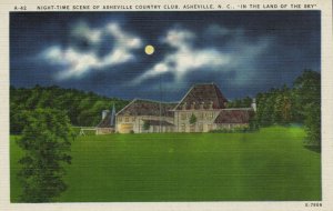 PC GOLF, NC, ASHEVILLE, ASHEVILLE COUNTRY CLUB, Vintage Postcard (b45879)