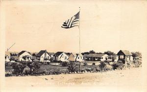 Wells ME Wells Wonder View Cottages on US #1 in 1941 RPPC Postcard