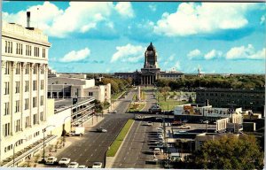 Postcard BUILDING SCENE Winnipeg Manitoba MB AK0382