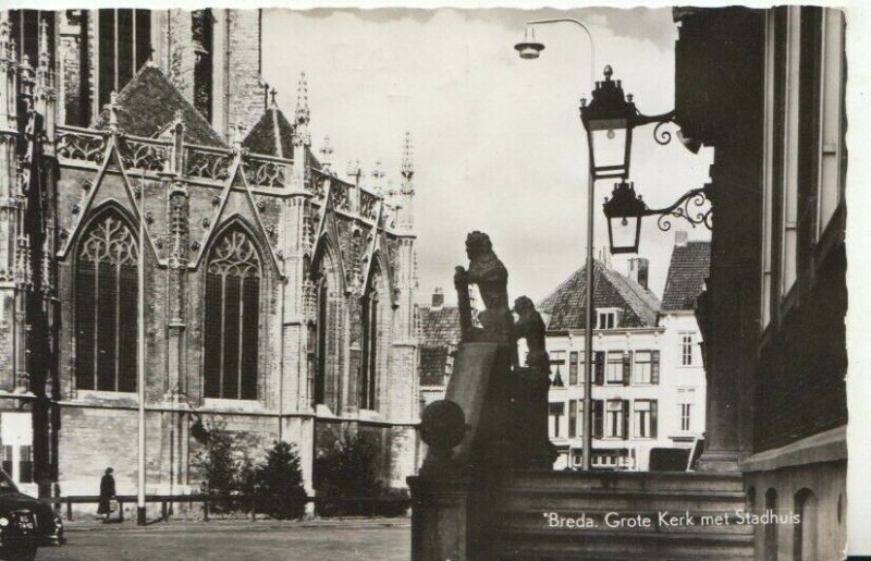 The Netherlands Postcard - Breda - Grote Kerk Met Stadhuis - TZ12128 