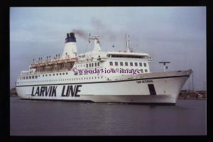 SIM0285 - Larvik Line Ferry - Thor Heyerdahl , built 1974 - postcard