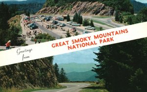 Vintage Postcard Greetings From Great Smokey Mountains National Park