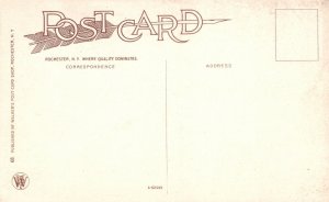 Vintage Postcard Gatehouse Cobb's Hill Reservoir Rochester New York Walker's Pub
