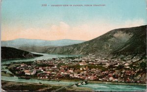 Dawson Yukon YT Birdseye Unused Edward Mitchell Postcard H41