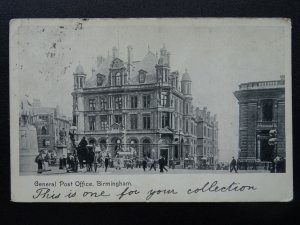 West Midlands BIRMINGHAM General Post Office c1904 Postcard