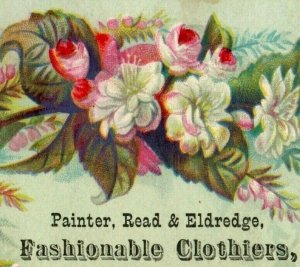 1880s-90s Painter Read & Eldredge Fashionable Clothiers Lot Of 2 P218