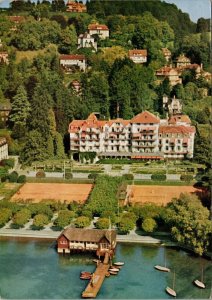 Carlotn-Hotel Tivoli Lucerne Switzerland Postcard PC394