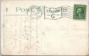 D & C LINE  Detroit & Cleveland   STEAMER EASTERN STATES  1914    Postcard