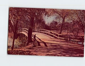 Postcard The Old North Bridge in Concord Massachusetts USA