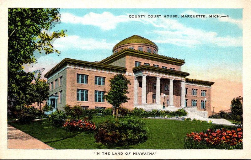 Michigan Marquette County Court House