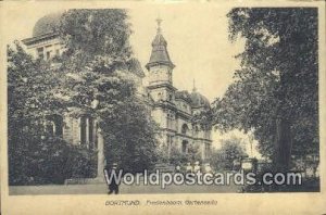 Fredenbaum Gartenseite Dortmund German Postcard Briefkaart